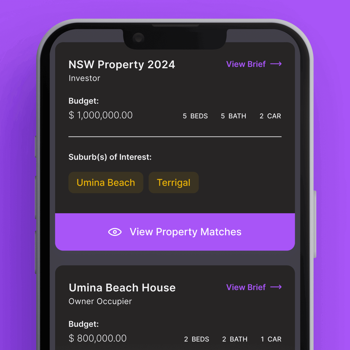 Alerts Mockup