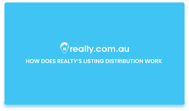 How does Realty's listing distribution work