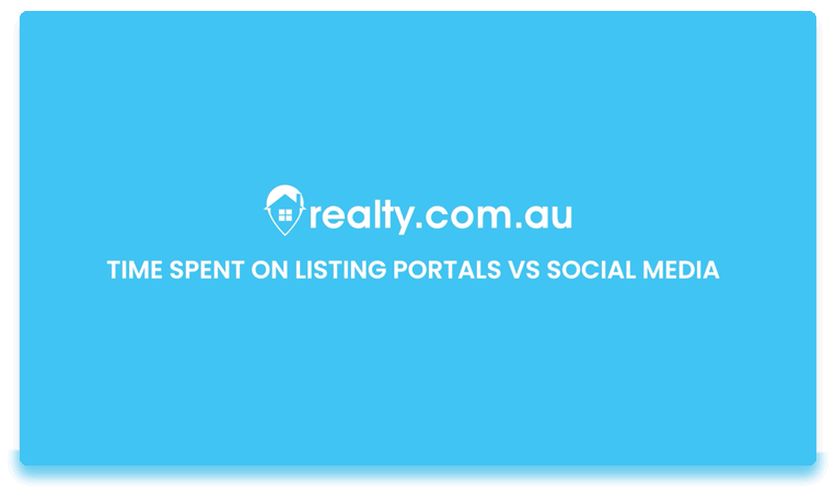 Time spent on listing portals vs social media